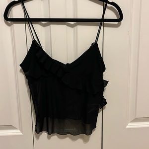 black hm going out tank top